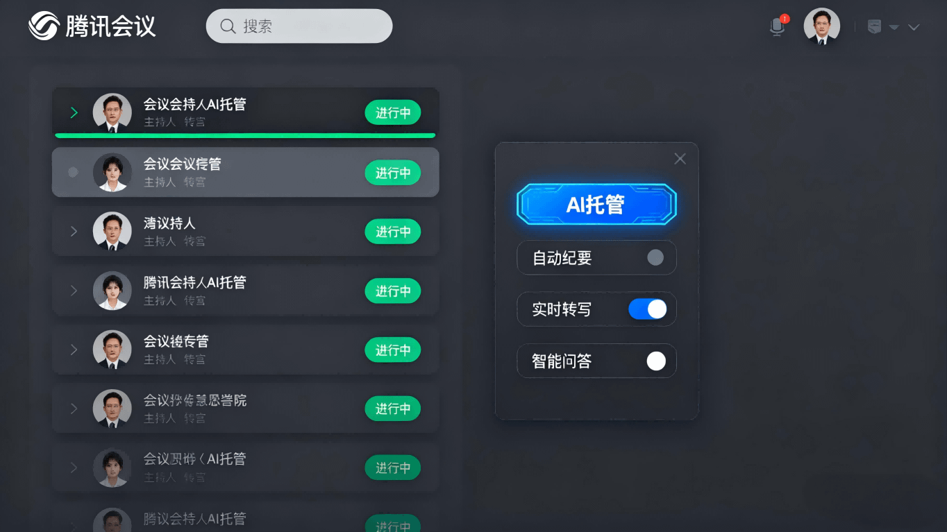 会议冲突有解了！腾讯会议AI托管重磅上线，支持多会议并行记录