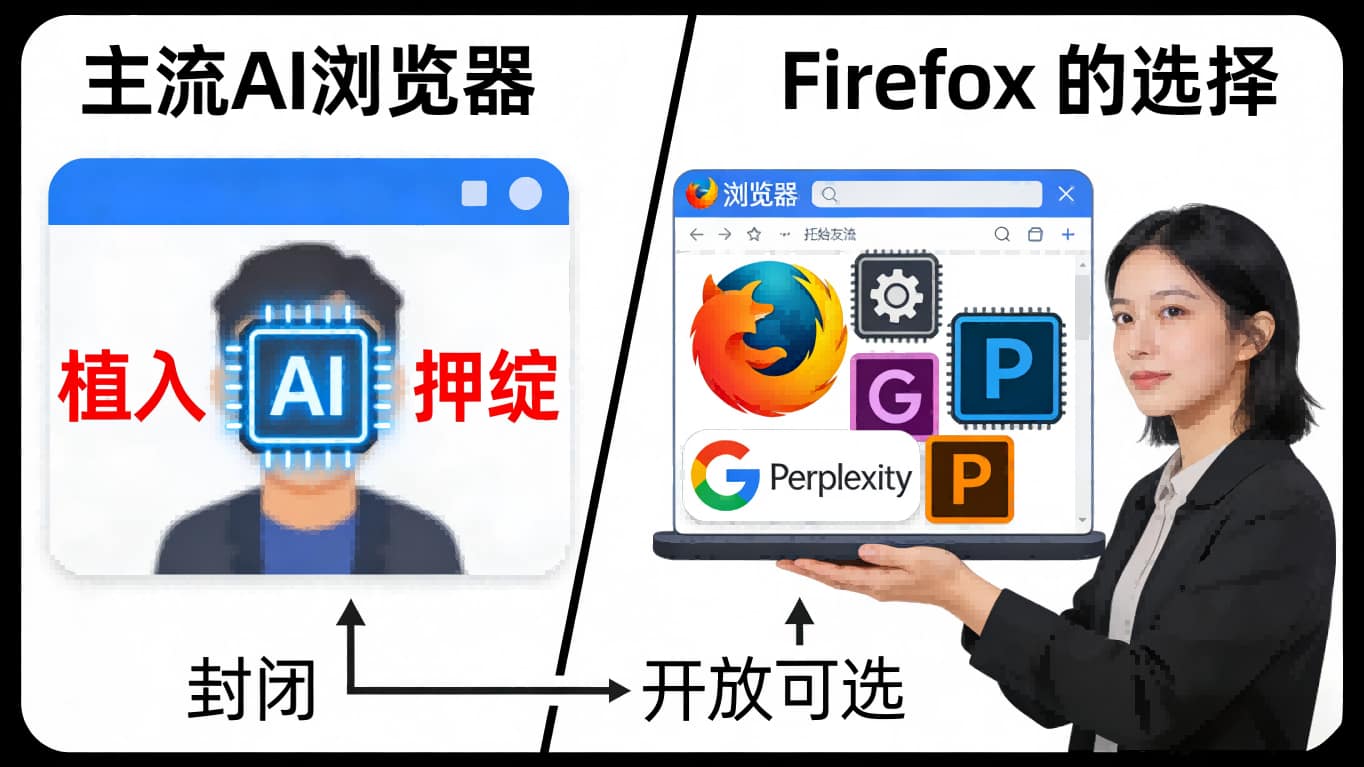 AI浏览器浪潮中的“逆行”者：Firefox以用户主权开启智能新篇